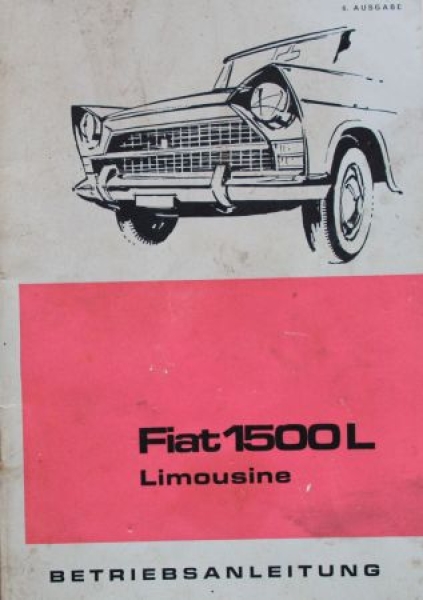 Fiat 1500 L Sedan 1965 Owner Manual (1261)